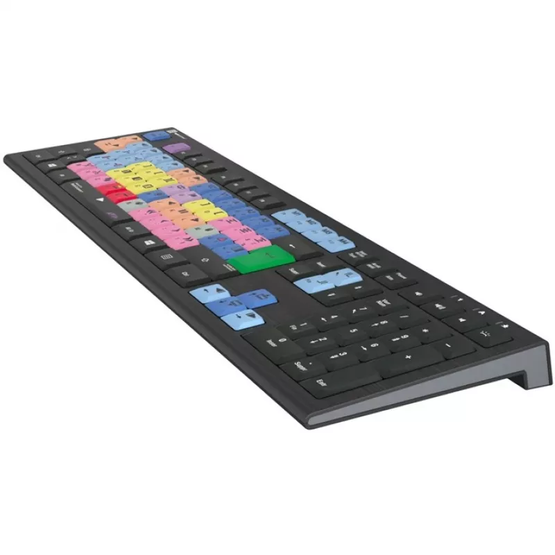 Logickeyboard LKB-MCOM4-A2PC-FR Tastatur USB AZERTY Französisch Schwarz (LKB-MCOM4-A2PC-FR)