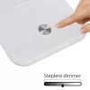 LED-Schreibtischleuchte MACLEAN MCE614W 9 W, weiß, neigungsverstellbar und dimmbar