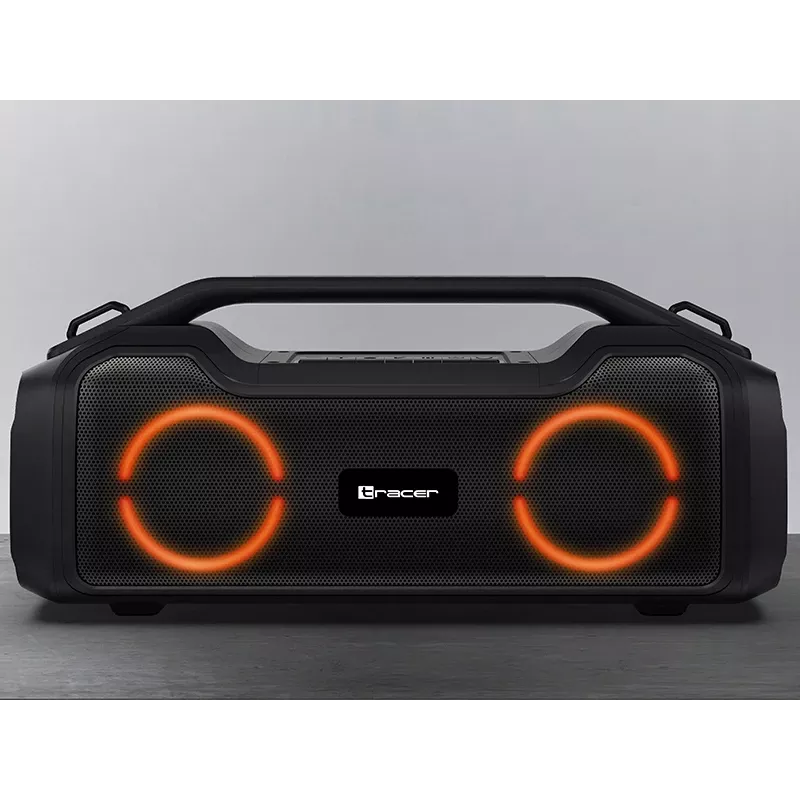 Stereo tragbarer Lautsprecher TRACER BigBoy TWS Bluetooth 40 W RMS, Bluetooth 5.3, 12 h Akku, Schwarz