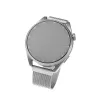 Uhren-Mesh-Armband FIXED FIXMEST-20MM-SL — 20 mm silbernes Metallband mit Schnellwechselfederstegen