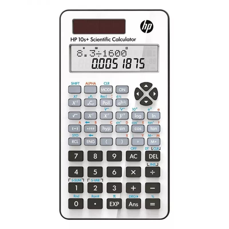 HP 10s+ wissenschaftlicher Taschenrechner, weiß