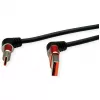 ROLINE USB 2.0 Kabel Typ-C - Typ-A ST/ST 360° Rotation schwarz Rot 1 m 11.02. - Kabel - Digital/Daten