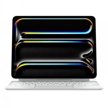 Apple Magic Keyboard für iPad Pro 13 Zoll M4 Deutsch Weiß QWERTZ Trackpad
