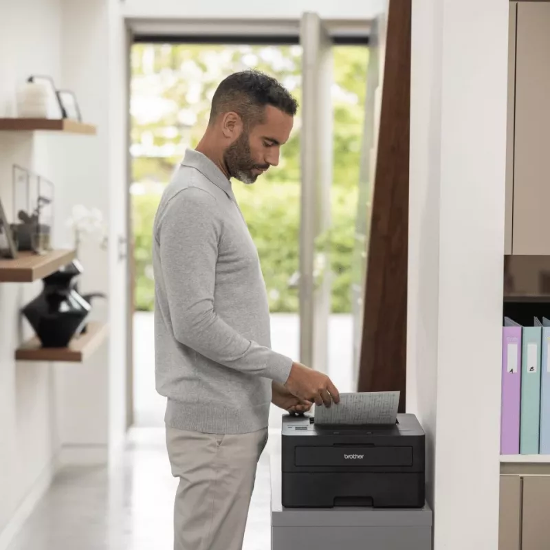 Brother HL-L2460DNYJ1 Laserdrucker — A4 Monochrom, 34 Seiten/Min., Duplex, Ethernet, 128 MB, 251 Blatt Zufuhr