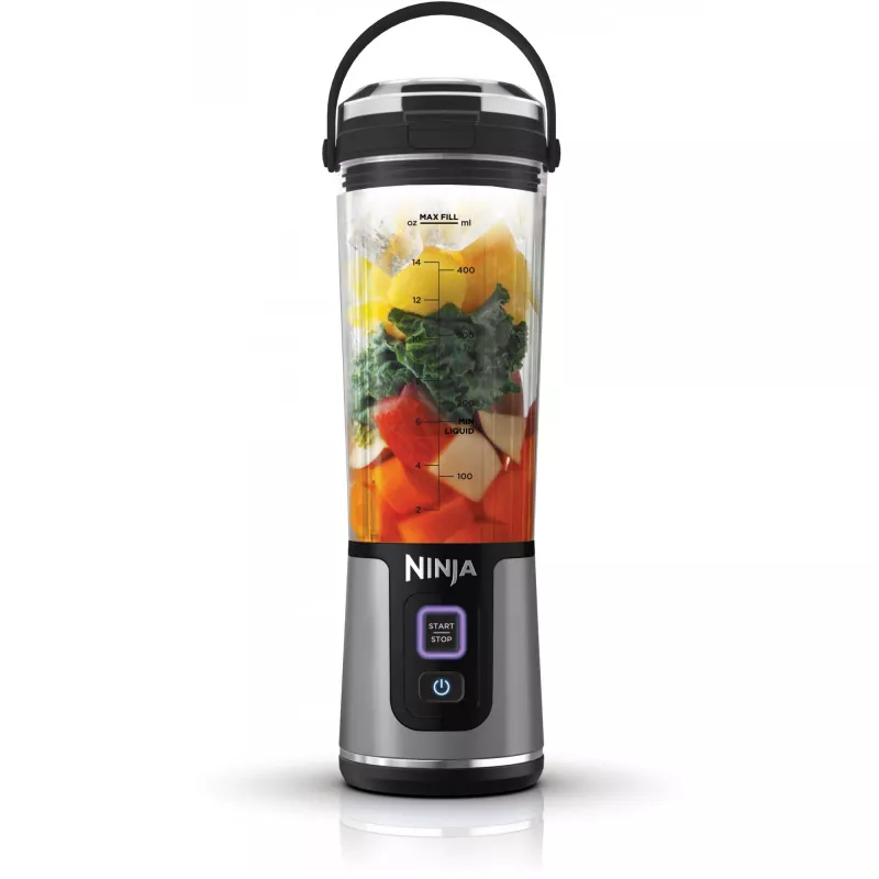 Sportmixer Ninja BC151EUBK — 0,53-L-Behälter, 14,4 W, Akku, Ice-Crush, schwarz