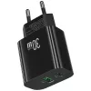USAMS Ladegerät USA001631 30W mit 1x USB-C und 1x USB-A Schnellladung