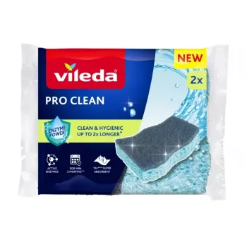 Viscose-Scheuerschwamm mit Enzymen Vileda Pro Clean 2 Stk.