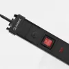 Überspannungsschutz Hawk HWPS503BK 3m Steckdosenleiste mit 3 m Kabel