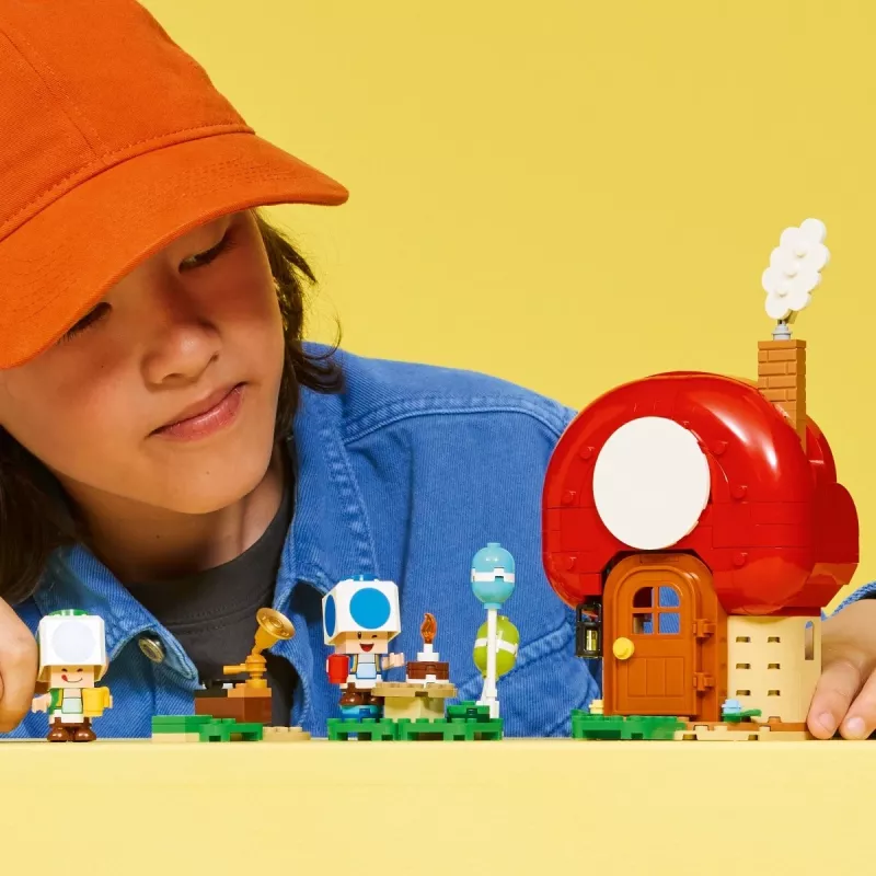 LEGO Super Mario Party im Toad-Haus Set 72041 mit interaktiven Spielfunktionen
