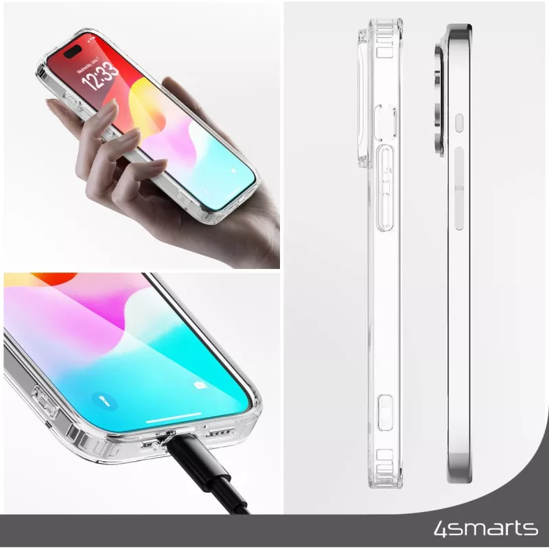 Hülle 4smarts 540603 für iPhone 15 Transparent 15,5 cm