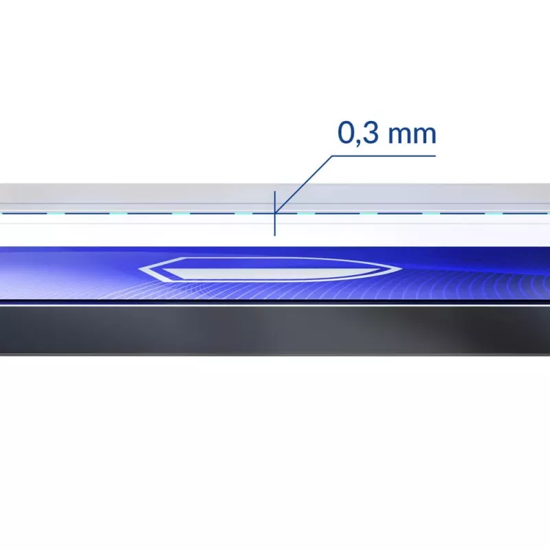 3MK FlexibleGlass Hybridglas-Displayschutz für Samsung Galaxy S23 (S911), 6,1 Zoll, 7H