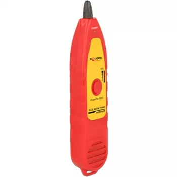 Delock 86109 Kabelfinder für Kabeltester 86108, Rot/Gelb