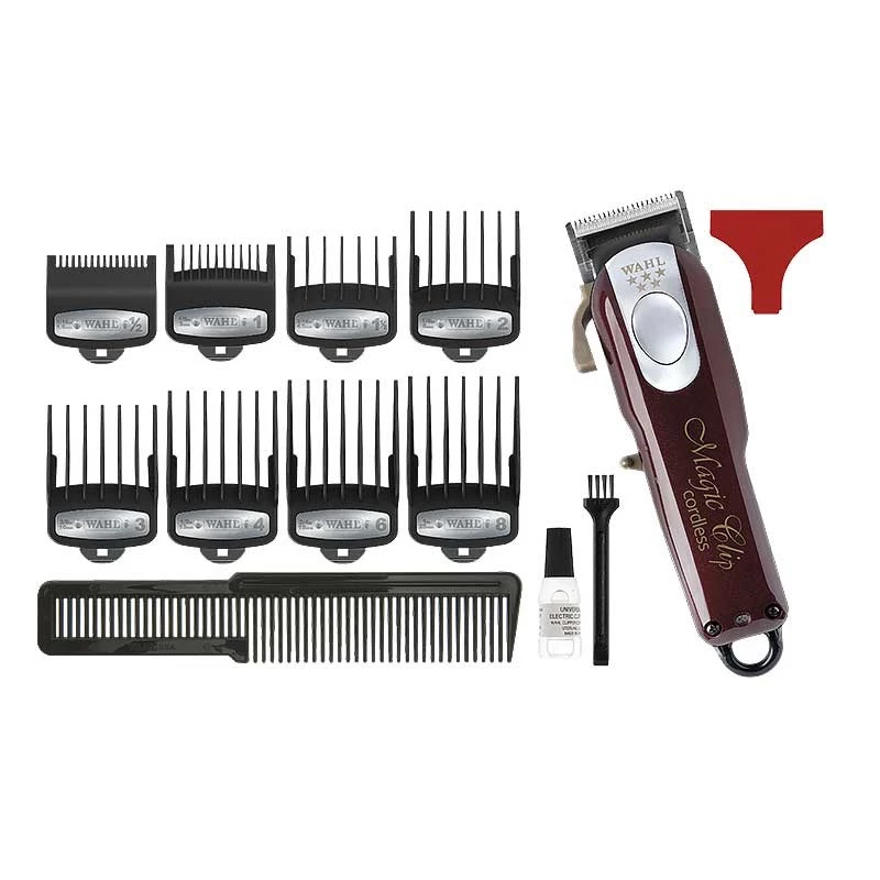 Wahl Cordless Magic Clip Burgundy Haarschneider 0,8–2,5 mm