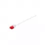 Wentronic Goobay CAT 6 schlank-Patchkabel, U/UTP, Weiß, 20 m - Kupfermaterial (93712)