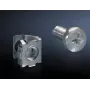 Rittal 7000990 Federmuttern mit Schrauben für T-Nut-Profilschienen, 50 Stück