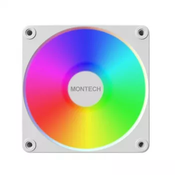 Montech GF120 V2 ARGB Computergehäuse-Lüftermodul 12 cm Weiß 1 Stk.