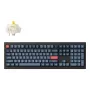 Tastatur Keychron V6 Max Full-size (100%) RF Wireless + Bluetooth Mechanical RGB Schwarz/Grau
