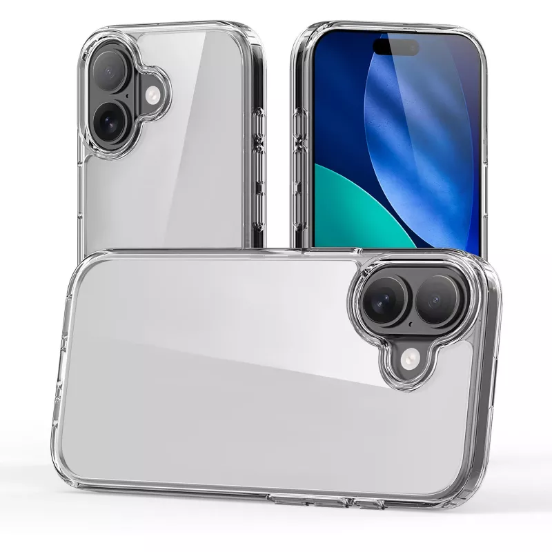 Nevox StyleShell SHOCKFlex Hülle für iPhone 17, Transparent