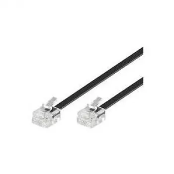 Telefonkabel Microconnect MPK191 RJ11 RJ11 15 m Schwarz