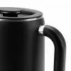 Jata JEHA1575 Wasserkocher, 1,7 l, 1500 W, 5 Temperaturstufen, Schwarz/Edelstahl