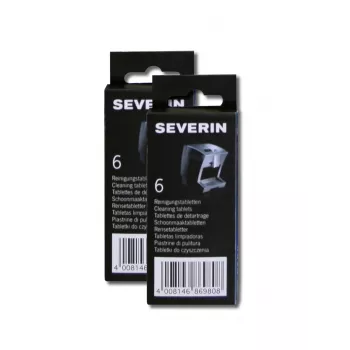 Severin ZB 8698 Reinigungstabletten für Kaffeevollautomaten, 6 Stück