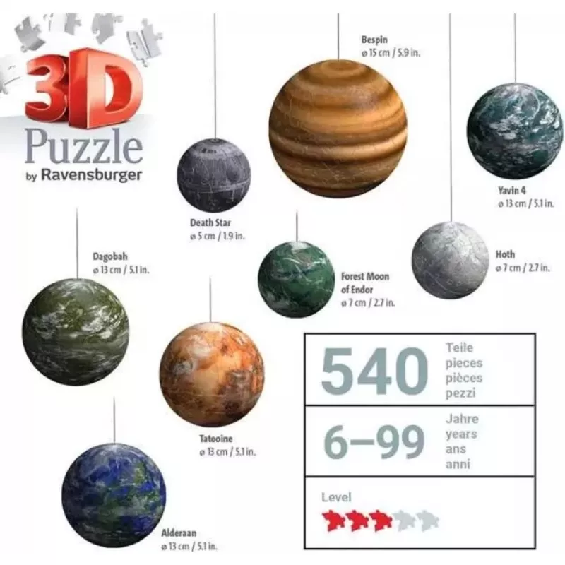 3D Puzzle Ravensburger 11577 Star Wars 531 Teile