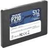2,5-Zoll SATA III SSD PATRIOT P210 512 GB – 500 MB/s Lesen, 400 MB/s Schreiben