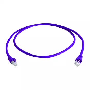 Netzwerkkabel Telegärtner CAT6a 5m Flieder S/FTP