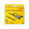 Delock USB-C Aktives Verlängerungskabel, 5 m, USB 5 Gbps (USB-20225 / 85392)