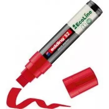 Paint Marker Edding 52 EcoLine, rot, Spitze 4,0–15,0 mm