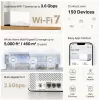 Mesh-System MERCUSYS Halo H27BE Dual-Band Wi‑Fi 6, 2er-Pack, 3x LAN, 3568 Mbit/s, interne Antennen, weiß