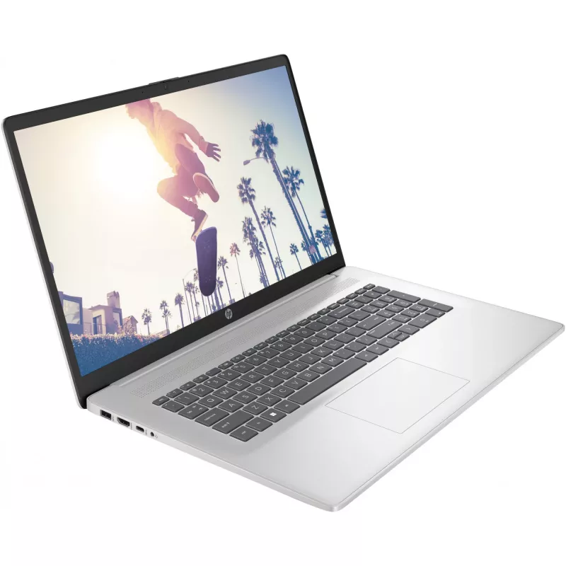 HP Laptop 17-cn3159ng - Intel Core i5 i5-1334U - FreeDOS 3,0 - Intel Iris Xe Grafikkarte - 16GB RAM - 512GB SSD NVMe - 43,9 cm (17,3) IPS 1920 x 1080 (Full HD) - Wi-Fi 6, Bluetooth - Natural Silver - Tastatur: Deutsch (9Q9...