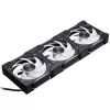 Phanteks D30 PH-F120D30_DRGB_PWM_BK01_3P 120-mm-PWM-D-RGB-Gehäuselüfter, Regular Airflow, 3er-Pack, schwarz