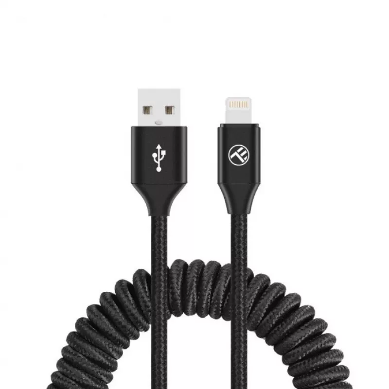 USB-auf-Lightning-Datenkabel Tellur Extendable 3A, 1,8 m, schwarz