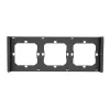 Sonoff M5-3C-80-F M5-80 Dreifachrahmen für Schalter, Graphit/Schwarz