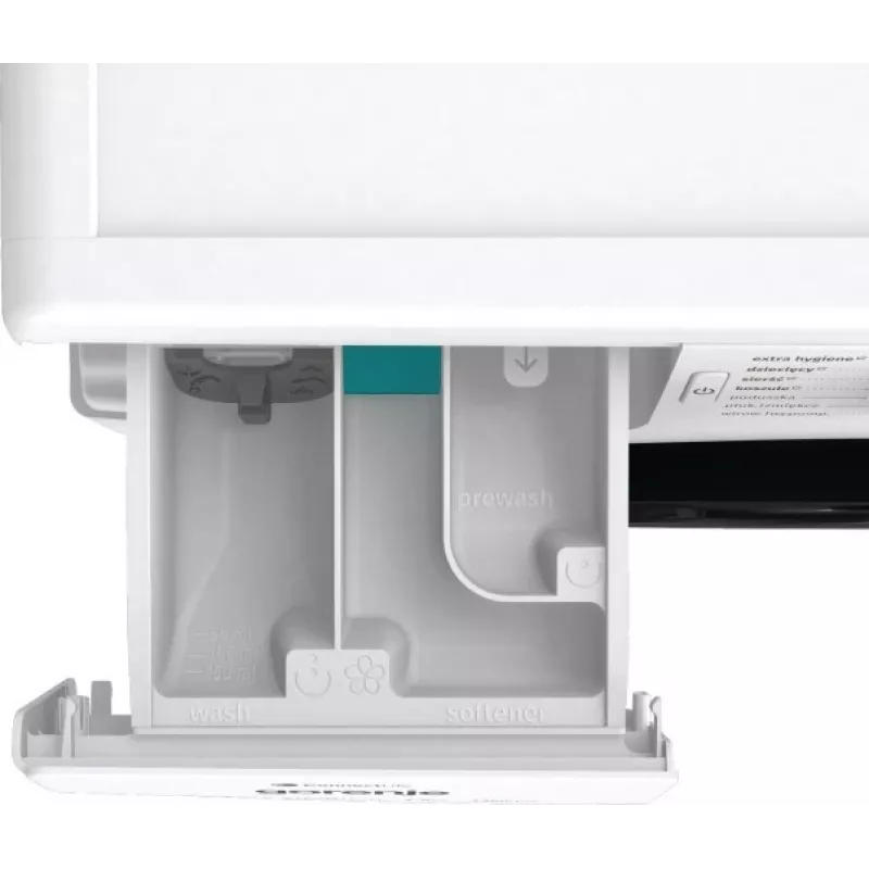 Freistehende Waschmaschine Gorenje WPNEI84SASWIFI/PL 8 kg 1400 U/min WLAN weiß, Invertermotor