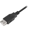 USB-Kabel Sharkoon 2 m USB A Schwarz