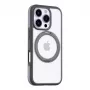 Torras Ostand R Fusion X00FX1880 Hülle für iPhone 16 Pro, 360° drehbarer Ring, magnetisch, Titangrau