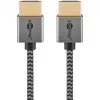 Plus Slim High-Speed-HDMI-Kabel mit Ethernet, 8K @ 60Hz grau, 2 Meter