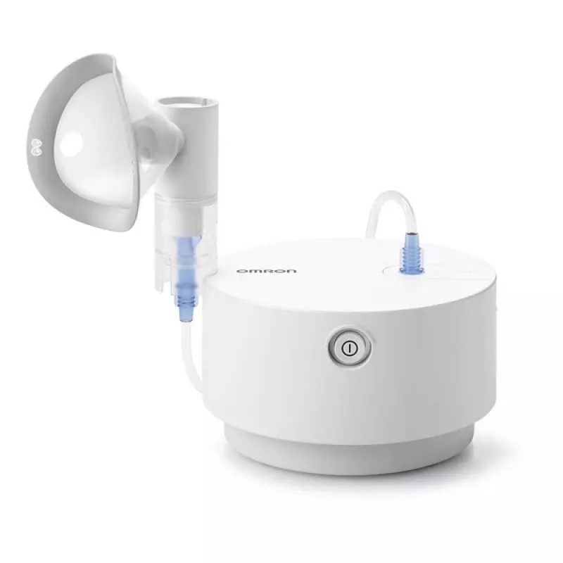 Omron C28P NE-C105-E Vernebler, 2,65 µm MMAD, 0,5 ml/min, Weiß