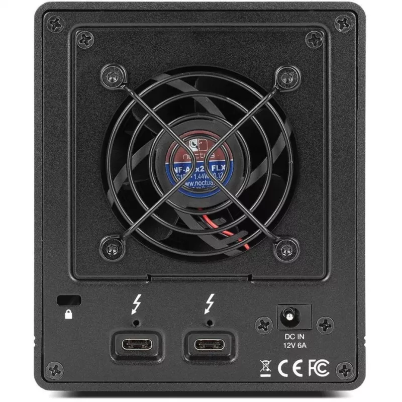 ThunderBay 4 mini, Laufwerksgehäuse schwarz, Professionelles 4-Laufwerke-HDD/SSD-Thunderbolt-3-Gehäuse