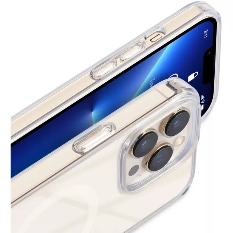 StyleShell SHOCKFlex, Handyhülle transparent, iPhone 16 Pro, kompatibel mit MagSafe
