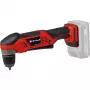 Einhell TE-AD 18 Li Solo Akku-Winkelbohrschrauber, Power X-Change, 18 V, 45 Nm, ohne Akku und Ladegerät, rot/schwarz