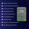 Solar-MPPT-Laderegler QOLTEC 40A 12V/24V mit LCD-Anzeige
