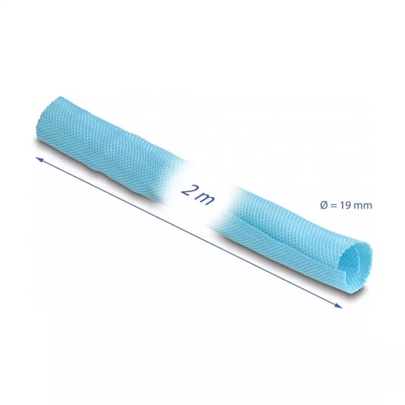 Kabelmantel DeLOCK 20878 Blau 2 cm Polyester -50 bis 150 °C