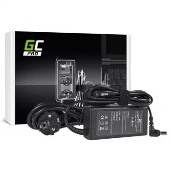 Netzteil Green Cell AD01P — 60 W, 19 V 3,42 A, Laptop-Netzteil für den Innenbereich, schwarz