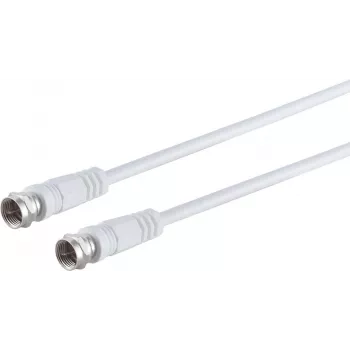 ShiverPeaks SAT-Kabel F-Stecker auf F-Stecker, 10 m, Weiß (TR80098-128)