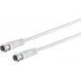 ShiverPeaks SAT-Kabel F-Stecker auf F-Stecker, 10 m, Weiß (TR80098-128)