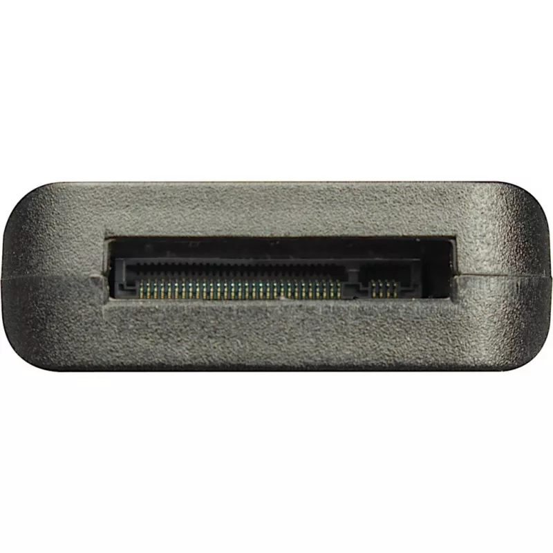 Inter-Tech K-1696-P2 USB-C-auf-M.2-SSD-Adapter, USB 3.2 Gen 2 (10 Gbit/s), PCIe NVMe und SATA, schwarz