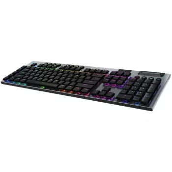Logitech G G915 X - Tastatur - LIGHTSPEED - Hintergrundbeleuchtung - kabellos - 2.4 GHz, Bluetooth, USB - QWERTZ - Schweiz - Tastenschalter: GL Tactil
